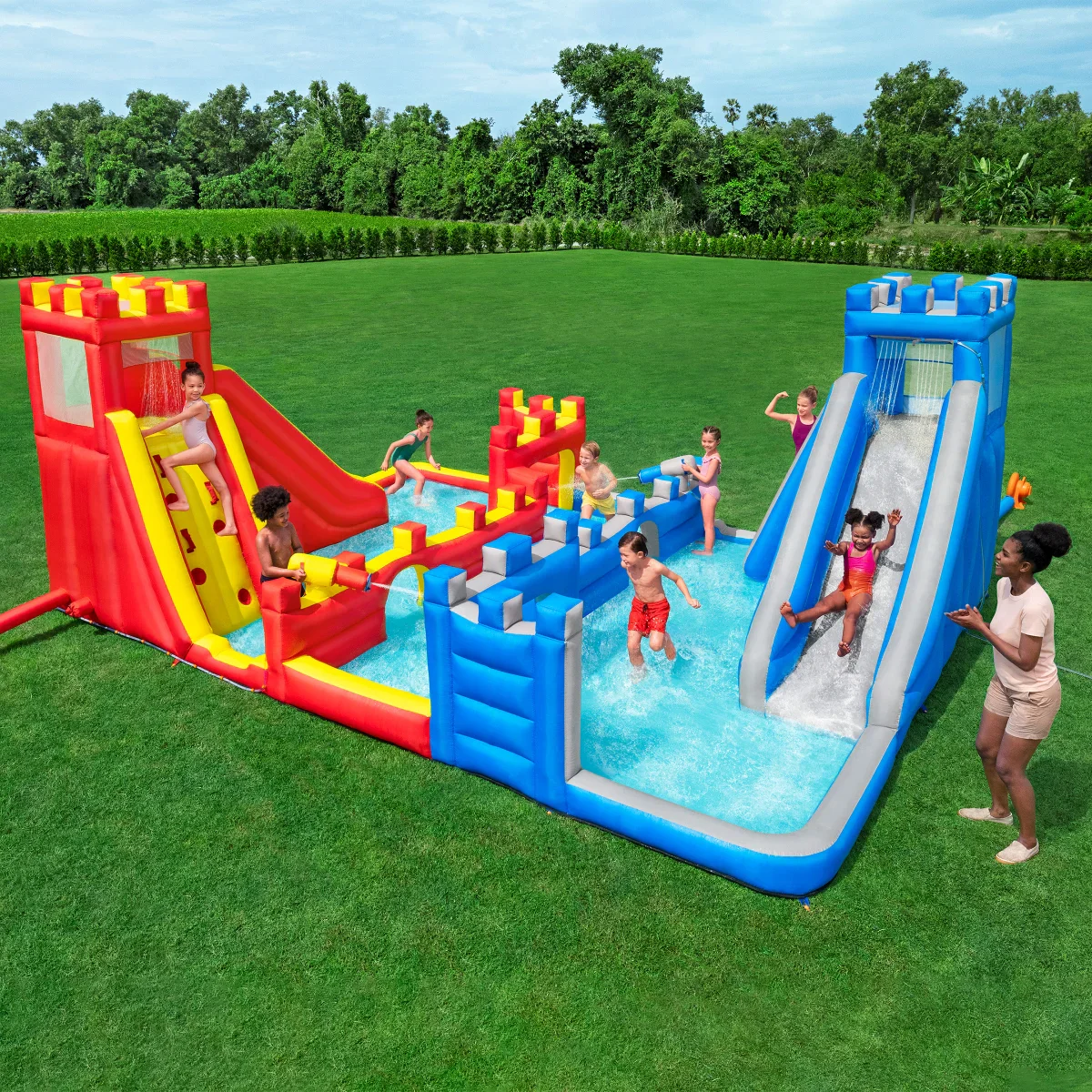 H20GO! - Parc aquatique gonflable, Fort Soakington - Image 2