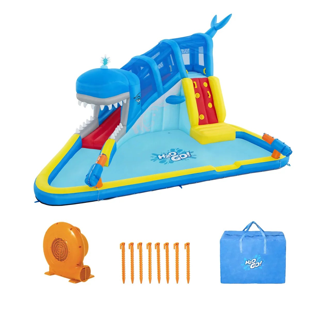 H2OGO! - Parc aquatique gonflable géant pour enfants Whales 'n Waves - Image 5