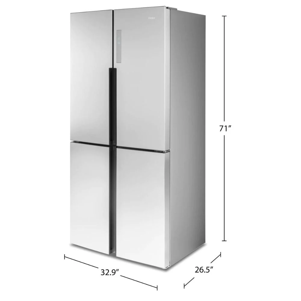 Haier - Réfrigérateur à quatre portes 16,4 pi³ - Image 3