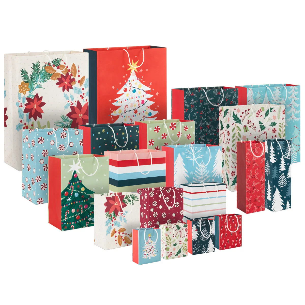 Hallmark - Sacs-cadeaux holiday recycle, 20 pièces - Image 3