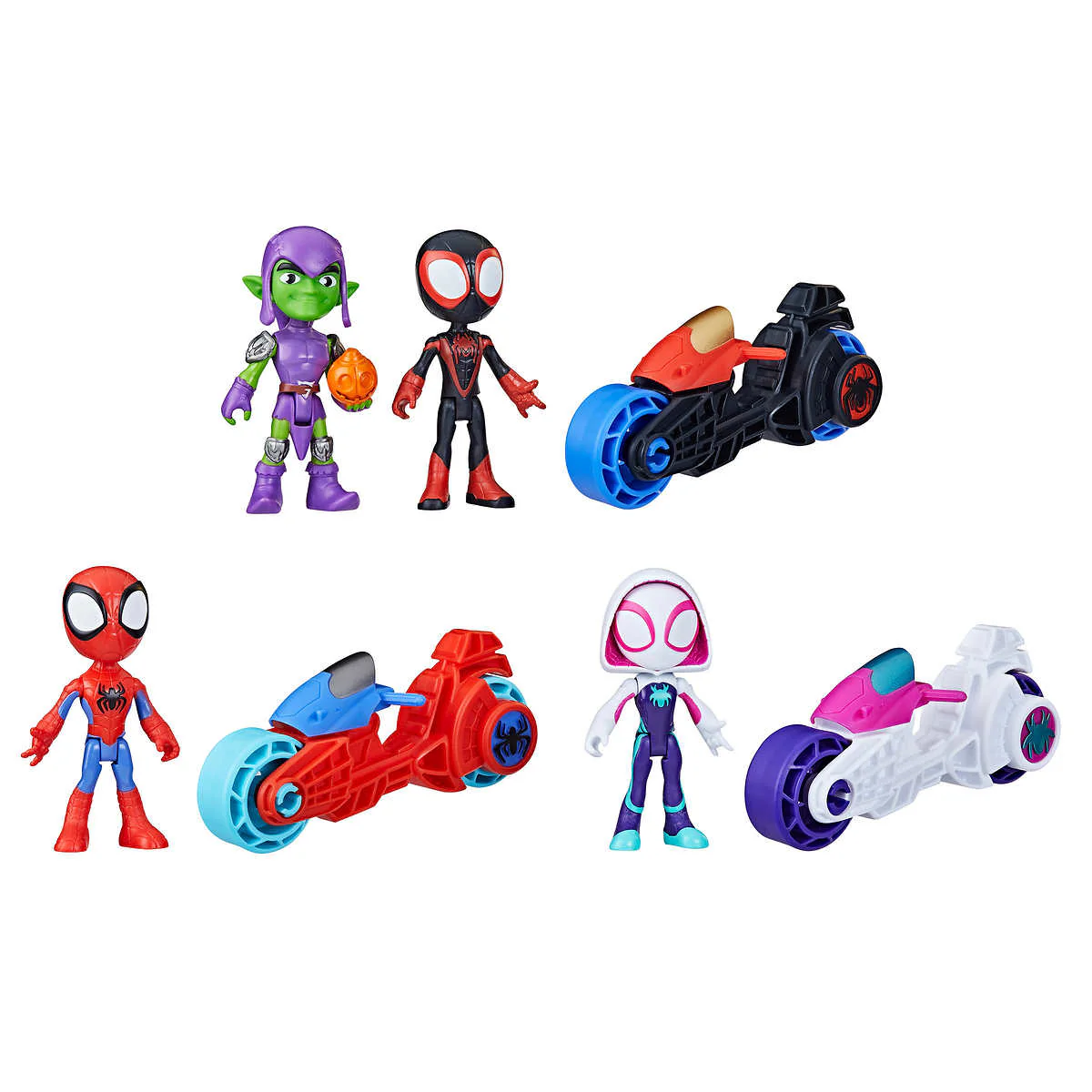 Hasbro - Marvel spiderman et ses amis en moto - Image 3