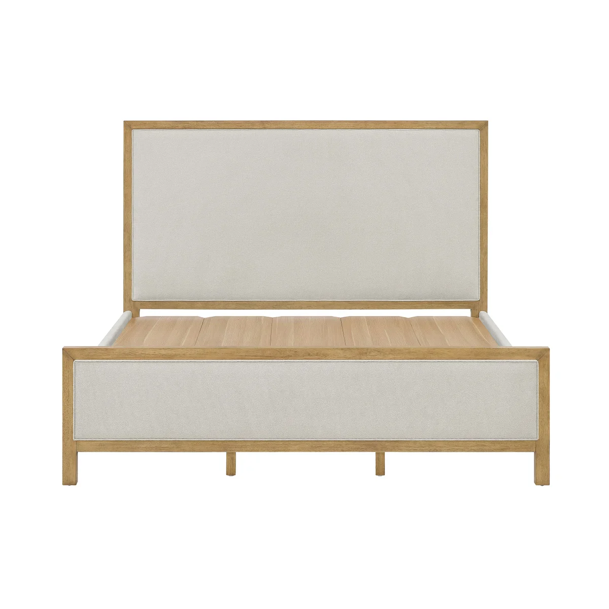 Henredon – Base de lit recouvert de tissu - Image 3