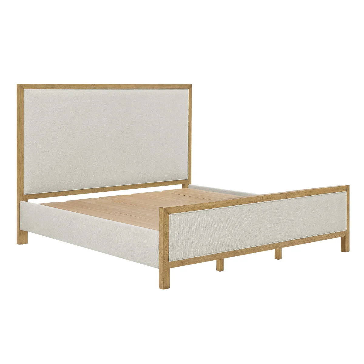 Henredon – Base de lit recouvert de tissu - Image 4