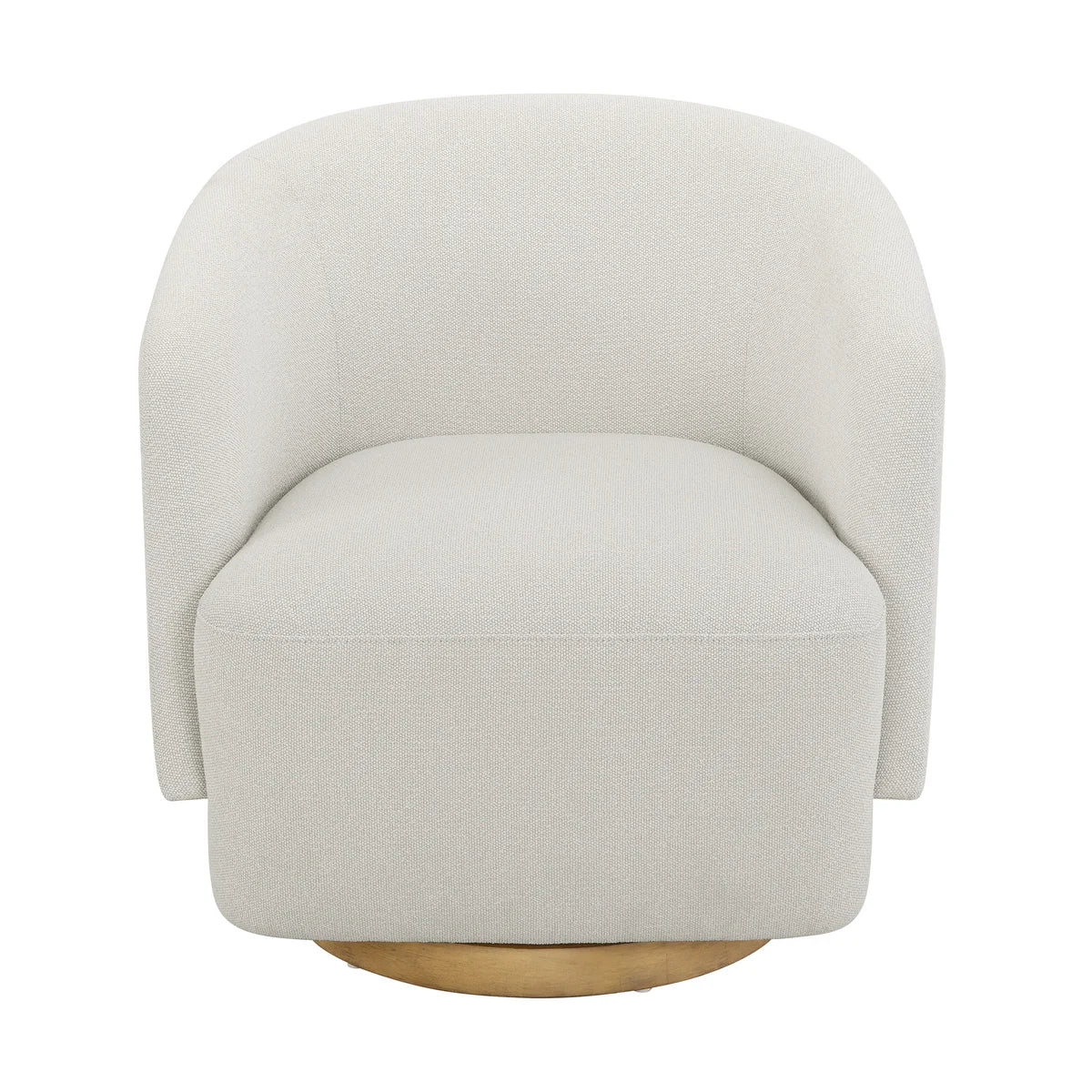 Henredon – Chaise pivotante en tissu Murphy