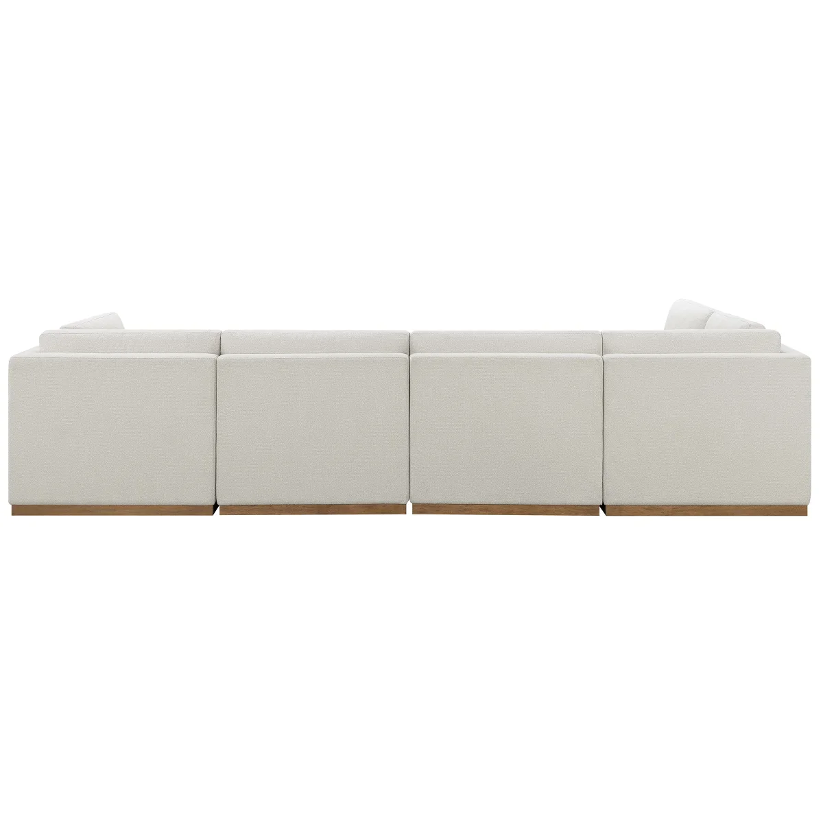 Henredon - Sectionnel 6 pièces en tissu avec pouf - Image 6
