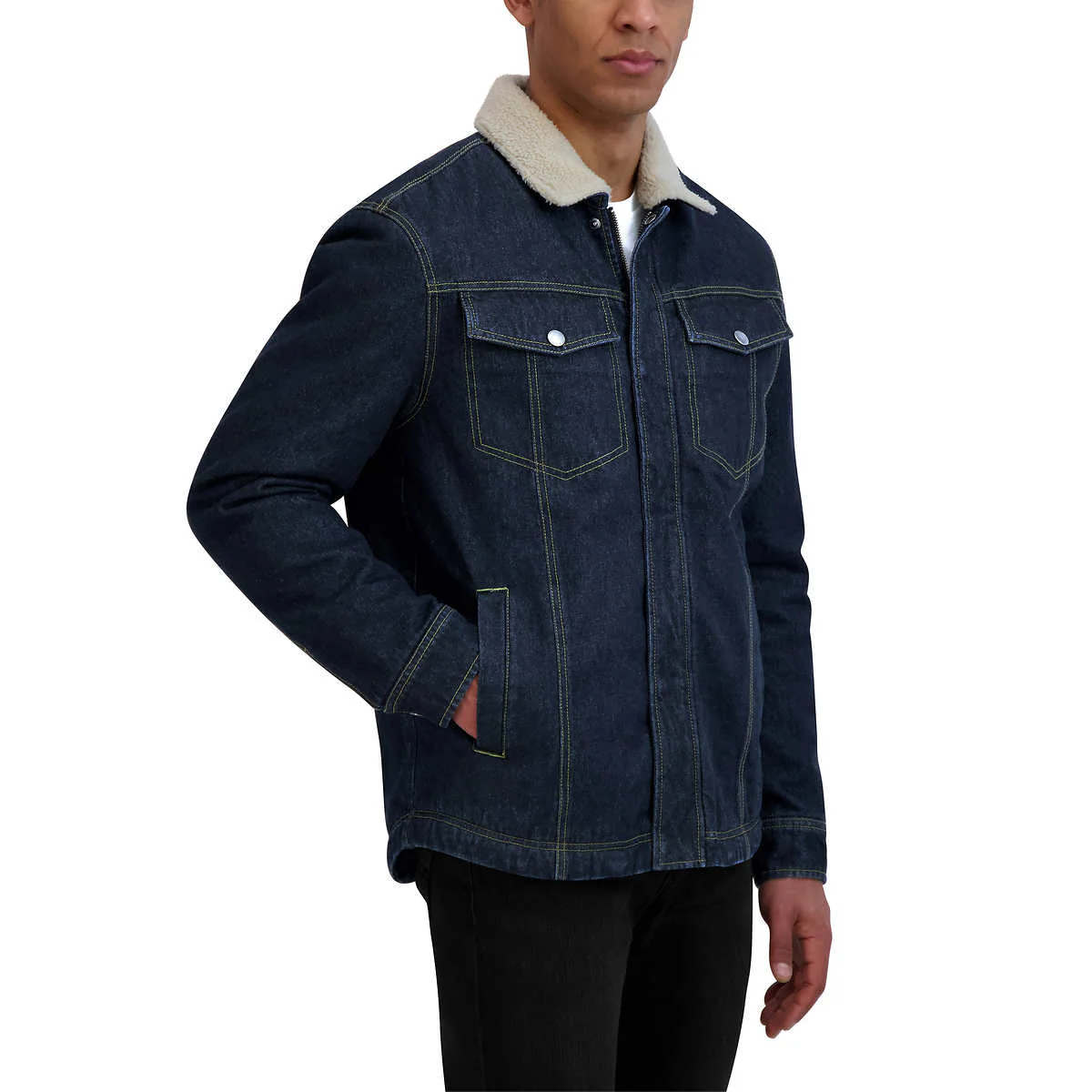 HFX - Veste en jean doublée Sherpa - Image 2