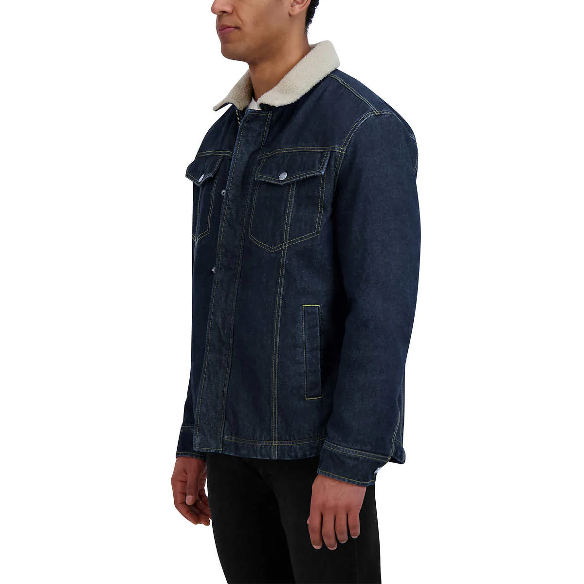HFX - Veste en jean doublée Sherpa - Image 3