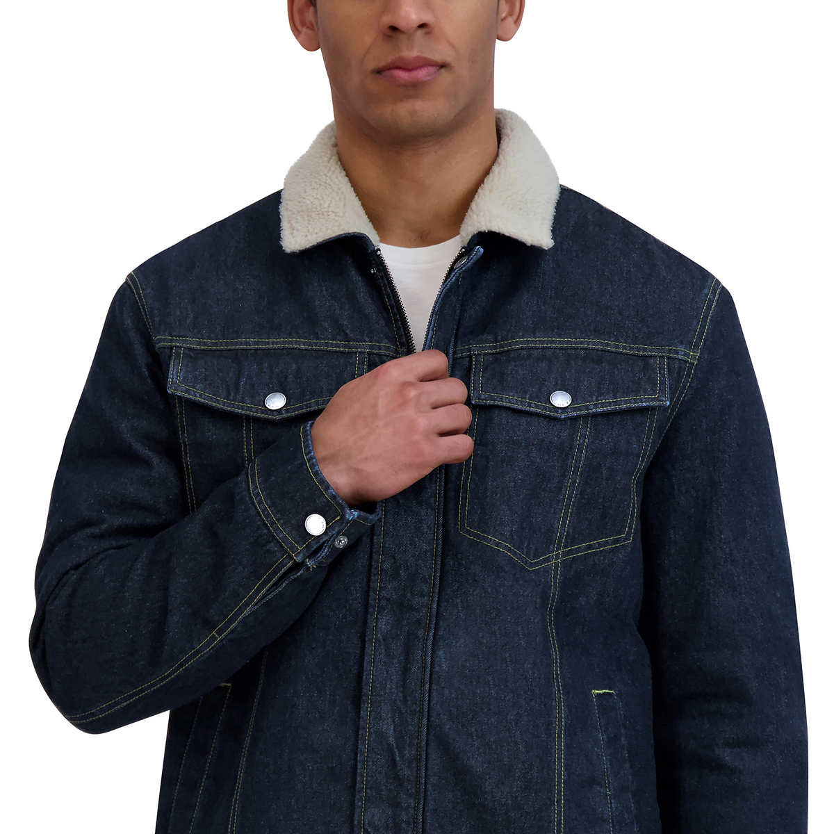 HFX - Veste en jean doublée Sherpa - Image 6