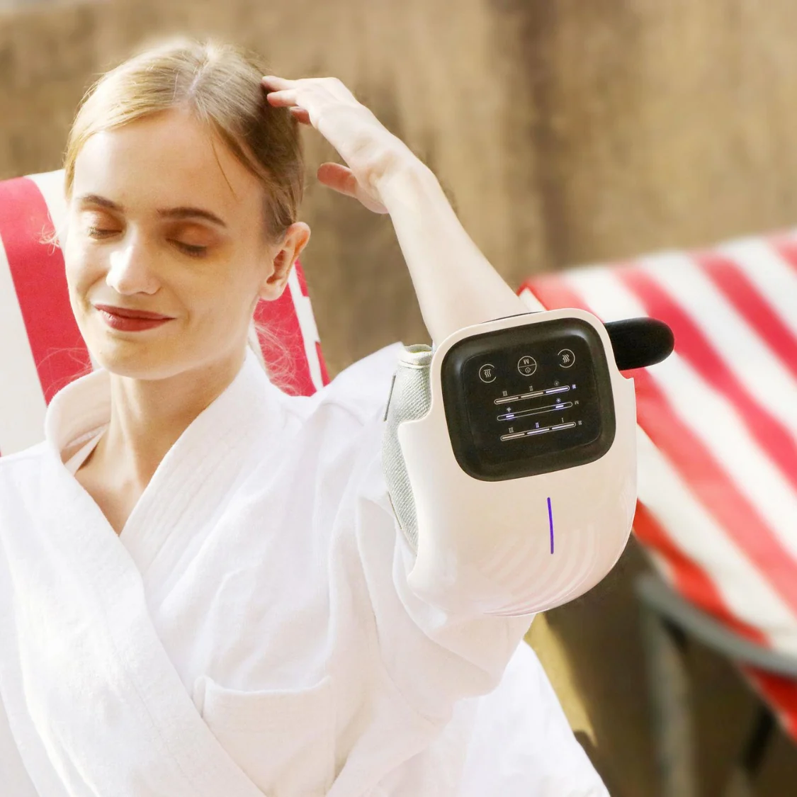 Hi5 Hertz - Masseur de genou vibrant électrique chauffant - Image 3