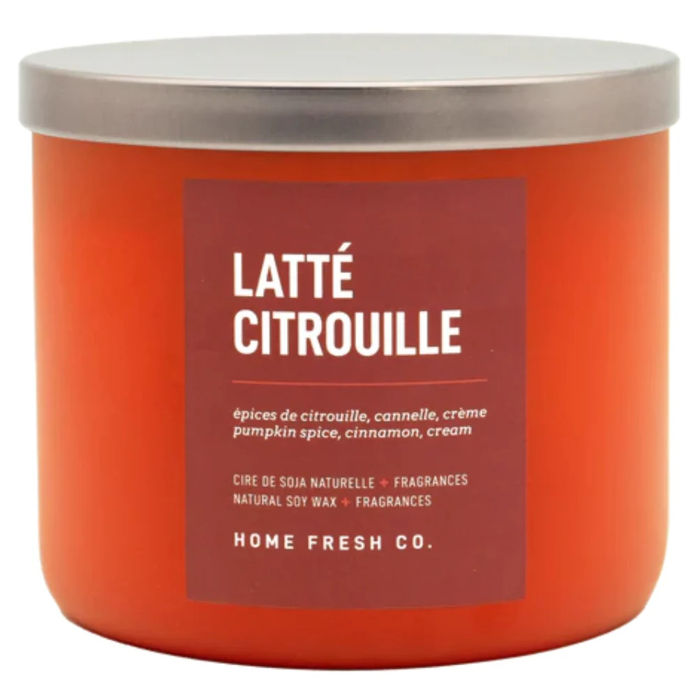 Home Fresh - Assortiment de bougie 3 mèches Latté - Image 2