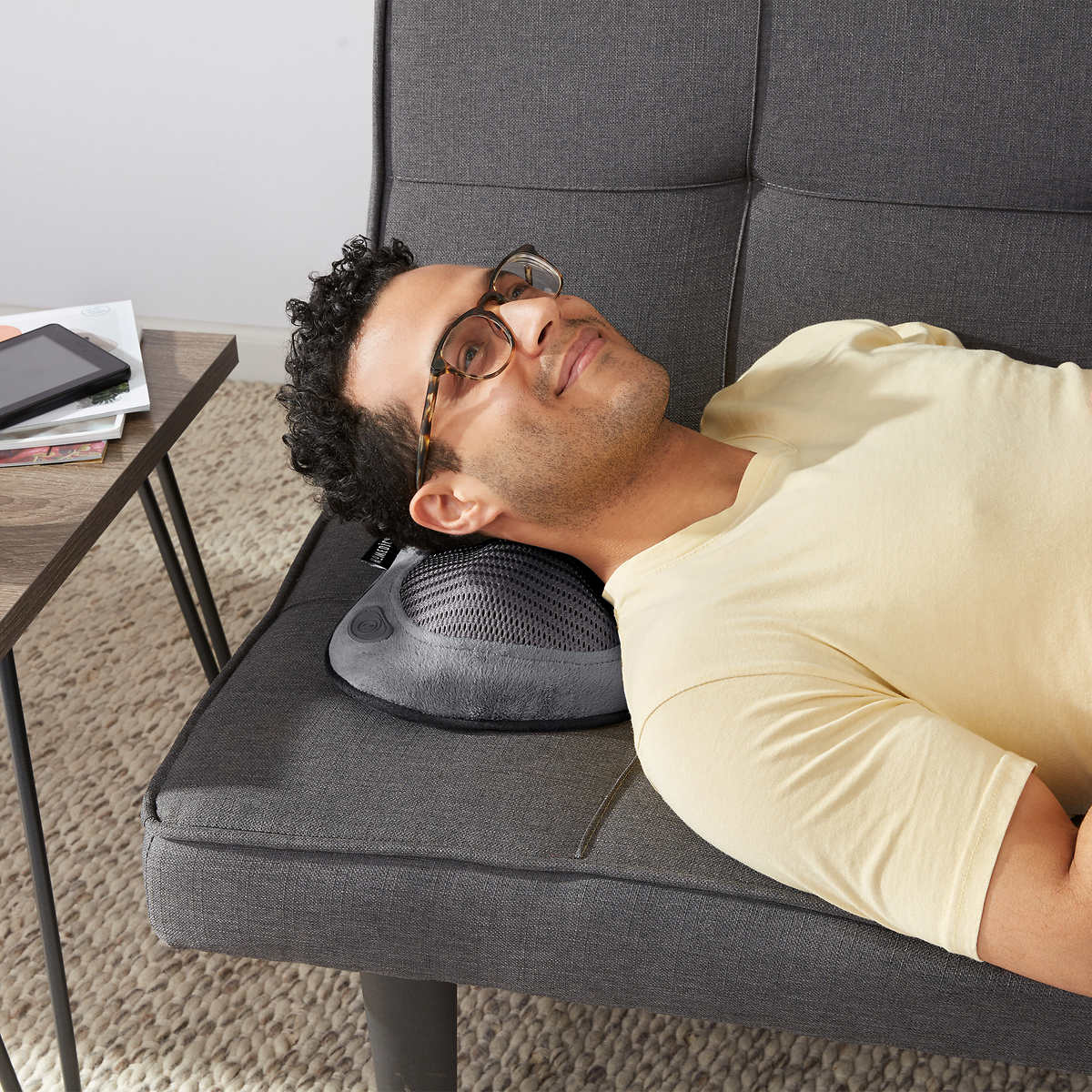 Homedics - Coussin-oreiller de massage shiatsu sans fil avec chaleur - Image 4