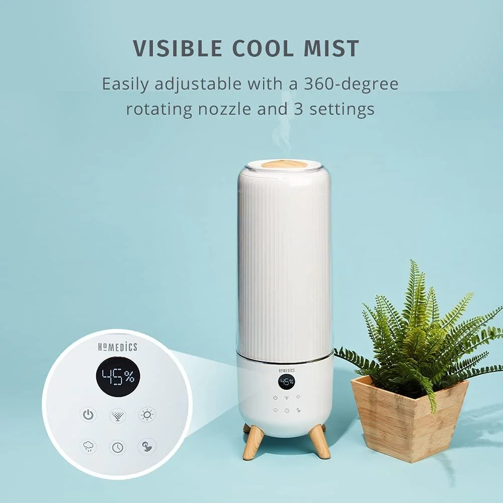 HoMedics - Humidificateur d'air à ultrasons, réservoir d'eau de 5,6 l - Image 2
