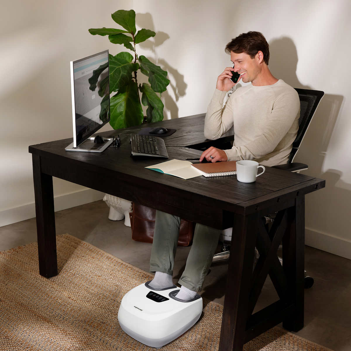 HoMedics - Shiatsu & Air Masseur de pieds avec chaleur - Image 3