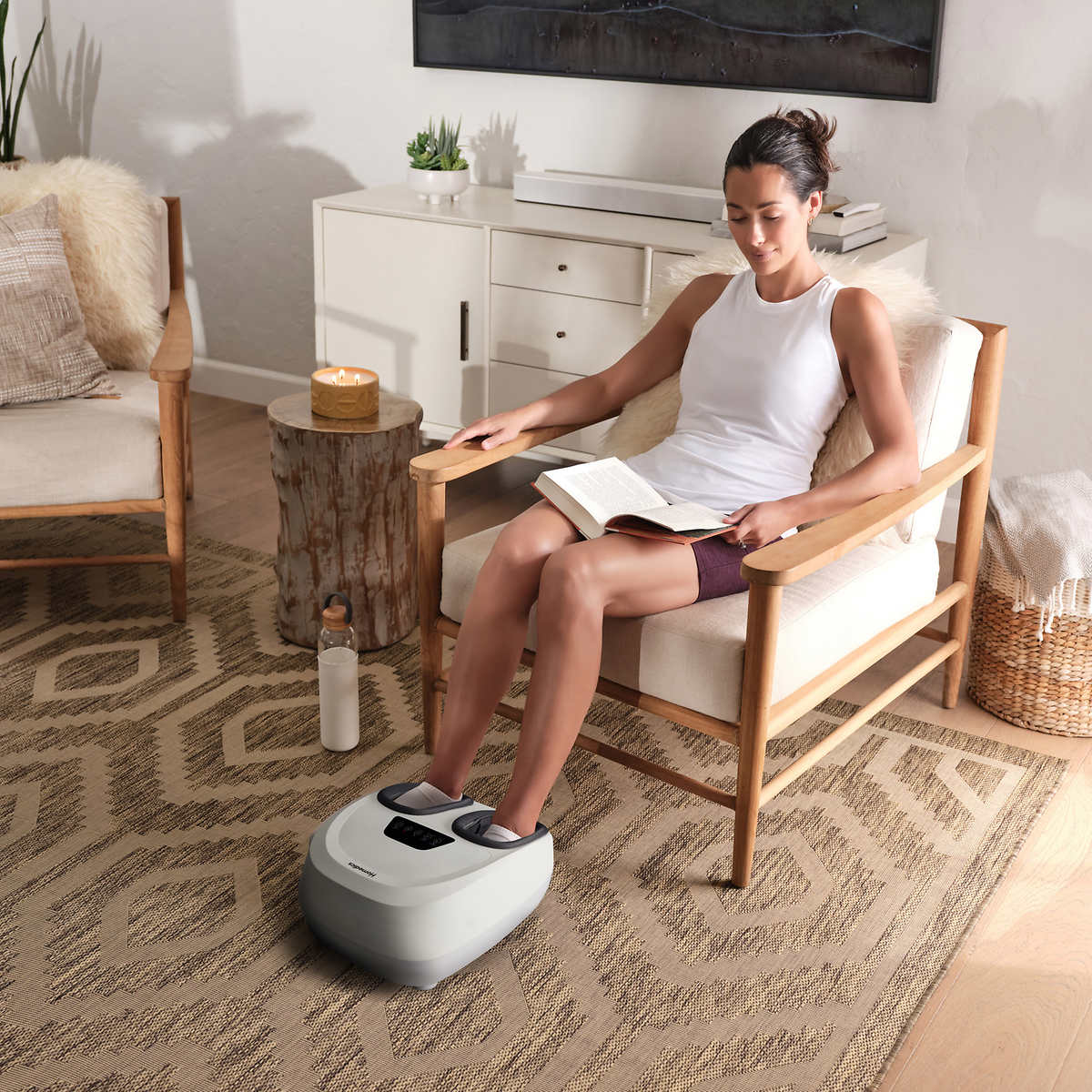 HoMedics - Shiatsu & Air Masseur de pieds avec chaleur - Image 4