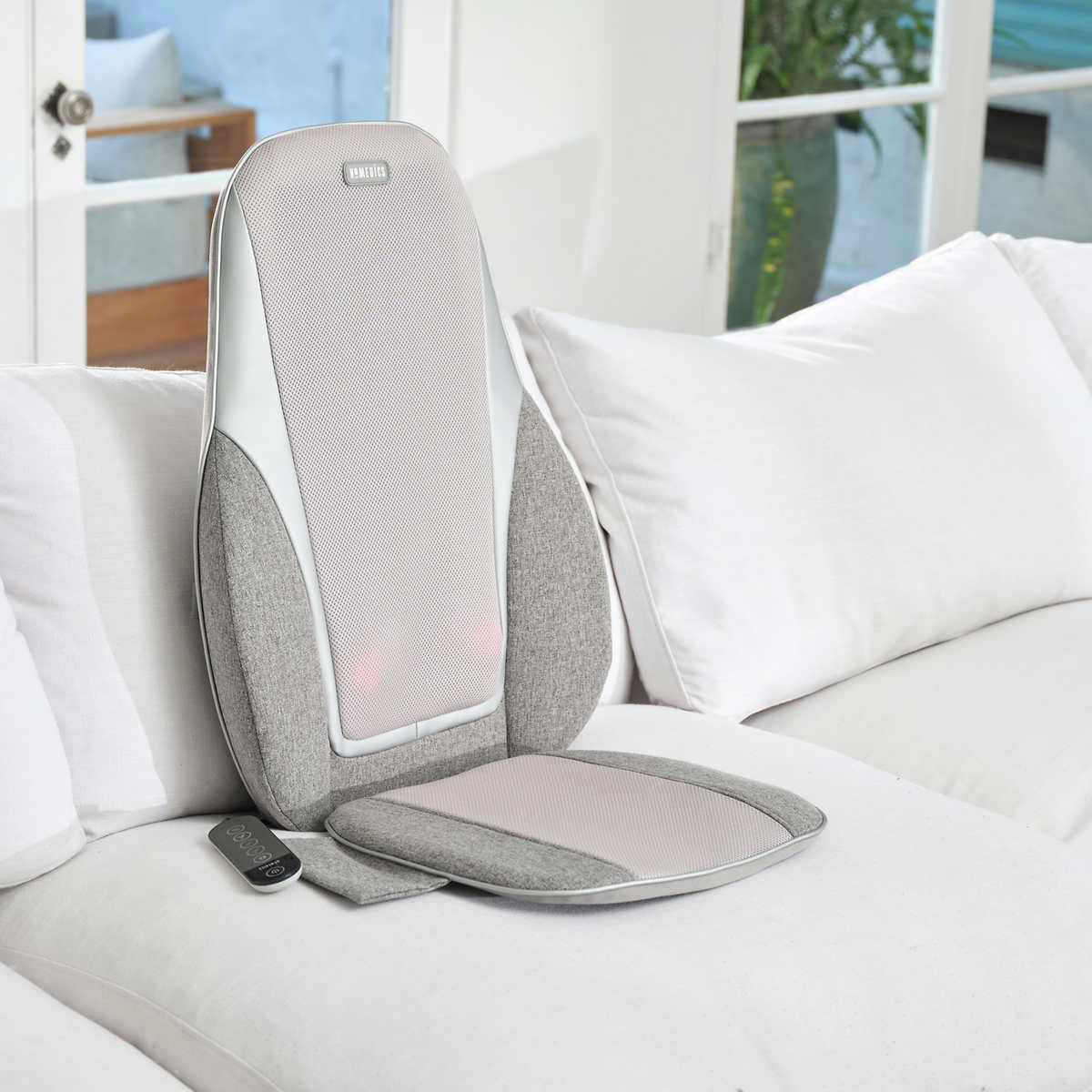 HoMedics - Shiatsu + Coussin de massage pétrissant et vibrant avec chaleur - Image 3
