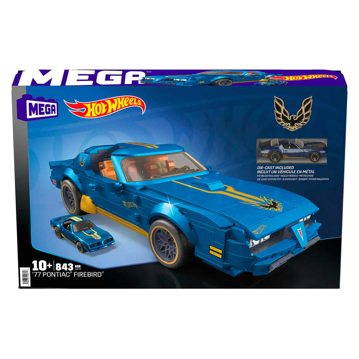 Hot Wheels - Coffret de construction Pontiac Firebird 1977 - MEGA - Image 2