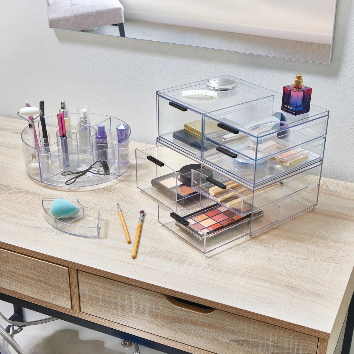 iDesign - Ensemble d'organiseurs pour cosmétiques, 3 pièces - Image 3