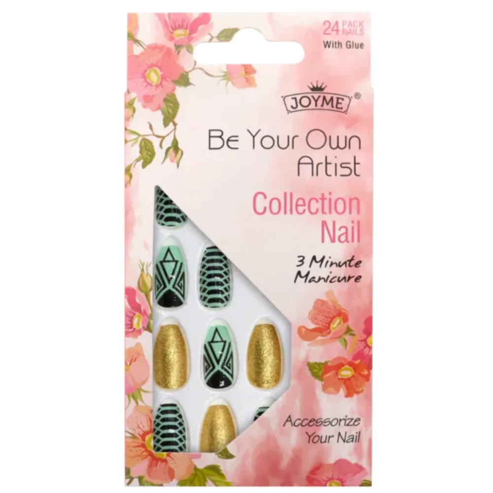 Joyme - Faux ongles à coller, 24 pièces - Image 3