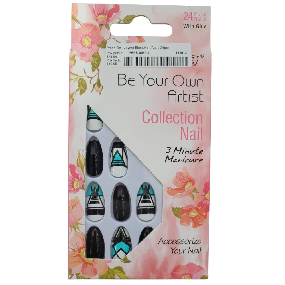 Joyme - Faux ongles à coller, 24 pièces - Image 4