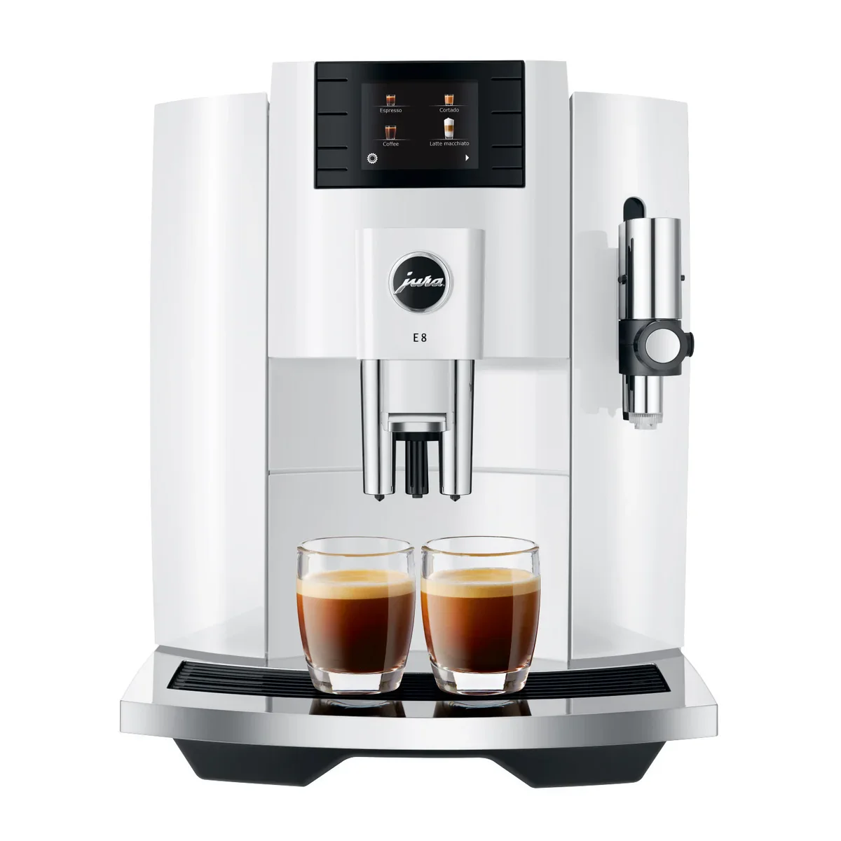 Jura E8 - Machine à espresso automatique avec récipient à lait, glacette et tube à lait en inox - Image 2