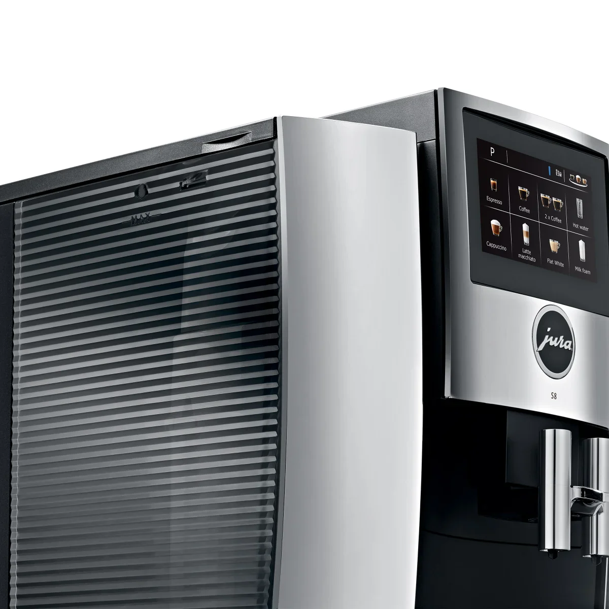 Jura S8 - Machine Ă espresso automatique avec carafe Ă lait, cartouche filtrante et tube Ă lait - Image 7