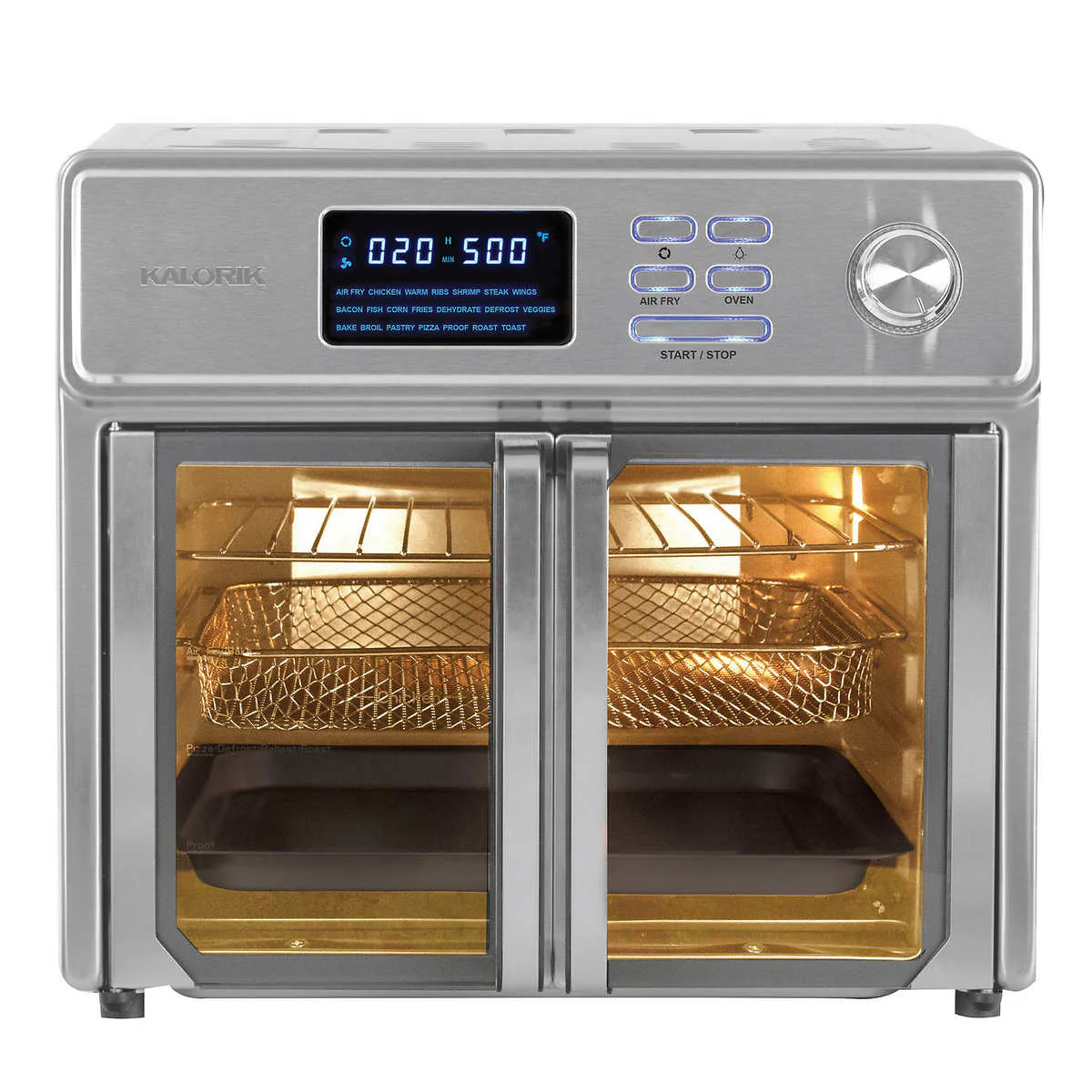Kalorik - Four à friteuse numérique Maxx Air 26 pintes avec 7 accessoires