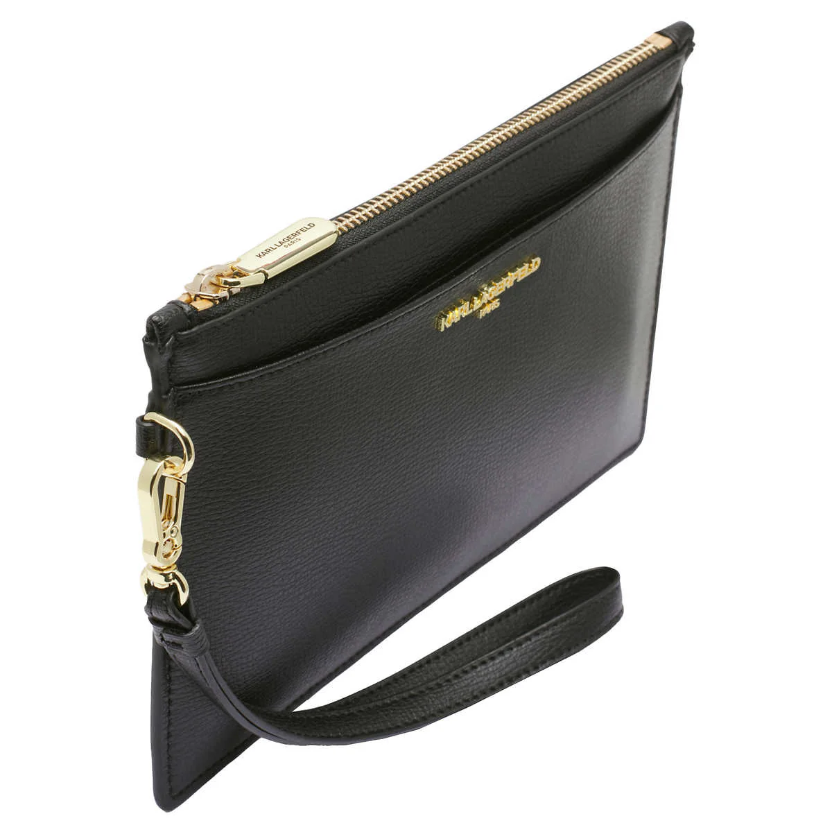Karl Lagerfeld – Sac-pochette à dragonne en cuir - Image 3