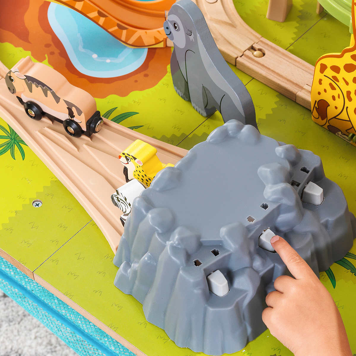 KidKraft - Table de jeu Adventure Tracks™ Safari Run - Image 4
