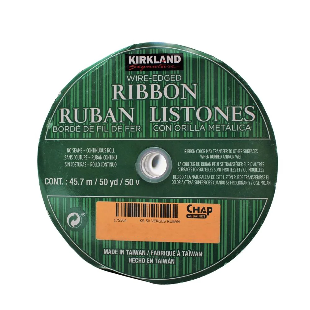 Kirkland Signature - Ruban de Noël bordé de fil de fer - Image 2