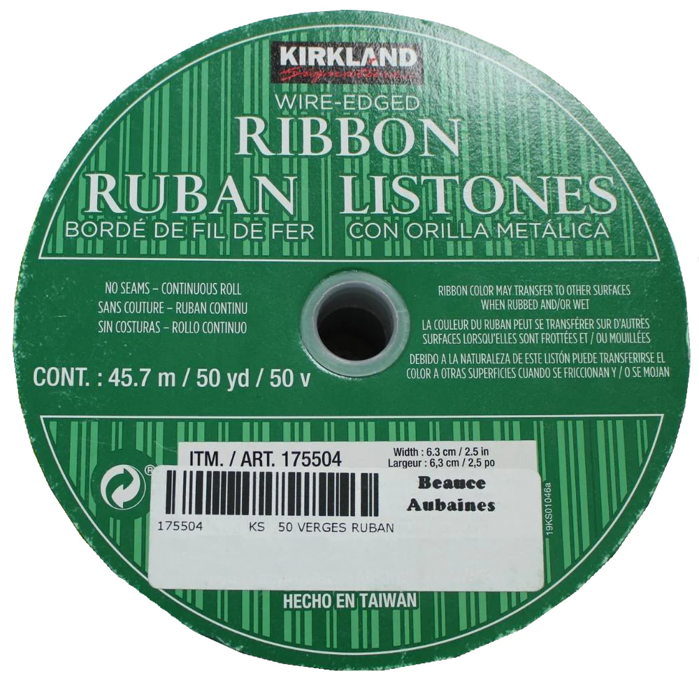 Kirkland Signature - Ruban de Noël bordé de fil de fer - Image 4