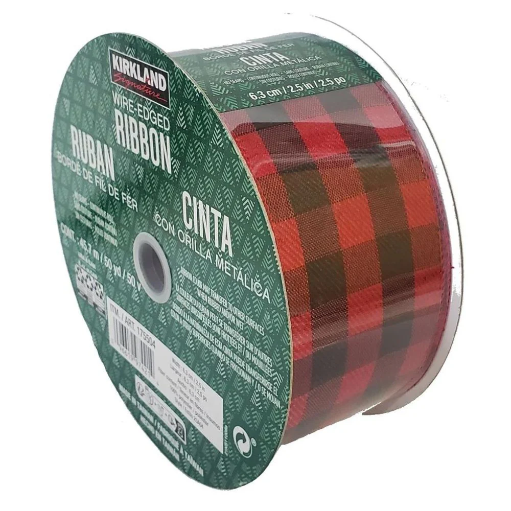 Kirkland Signature - Ruban de Noël bordé de fil de fer - Image 7