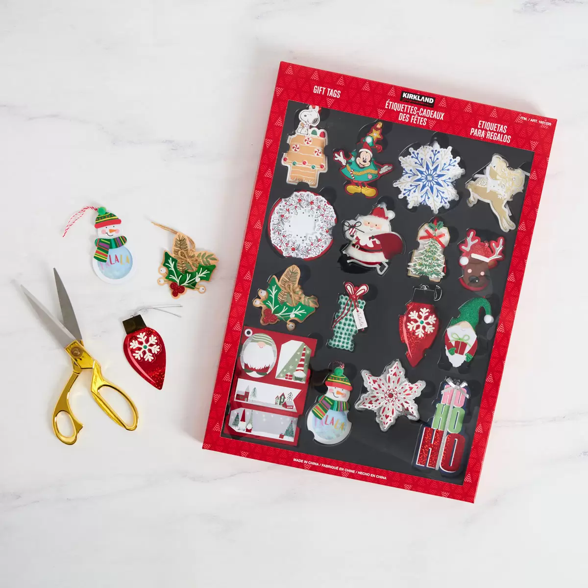 Kirkland Signature - Étiquettes cadeaux de Noël de luxe - Image 2