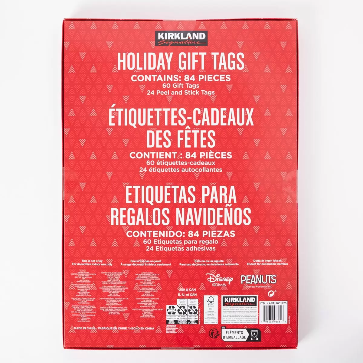 Kirkland Signature - Étiquettes cadeaux de Noël de luxe - Image 5