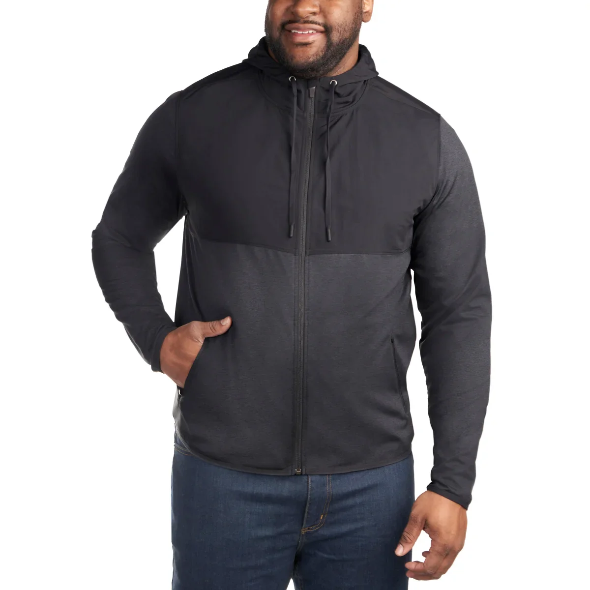 Kirkland Signature - Veste en matériaux mixtes