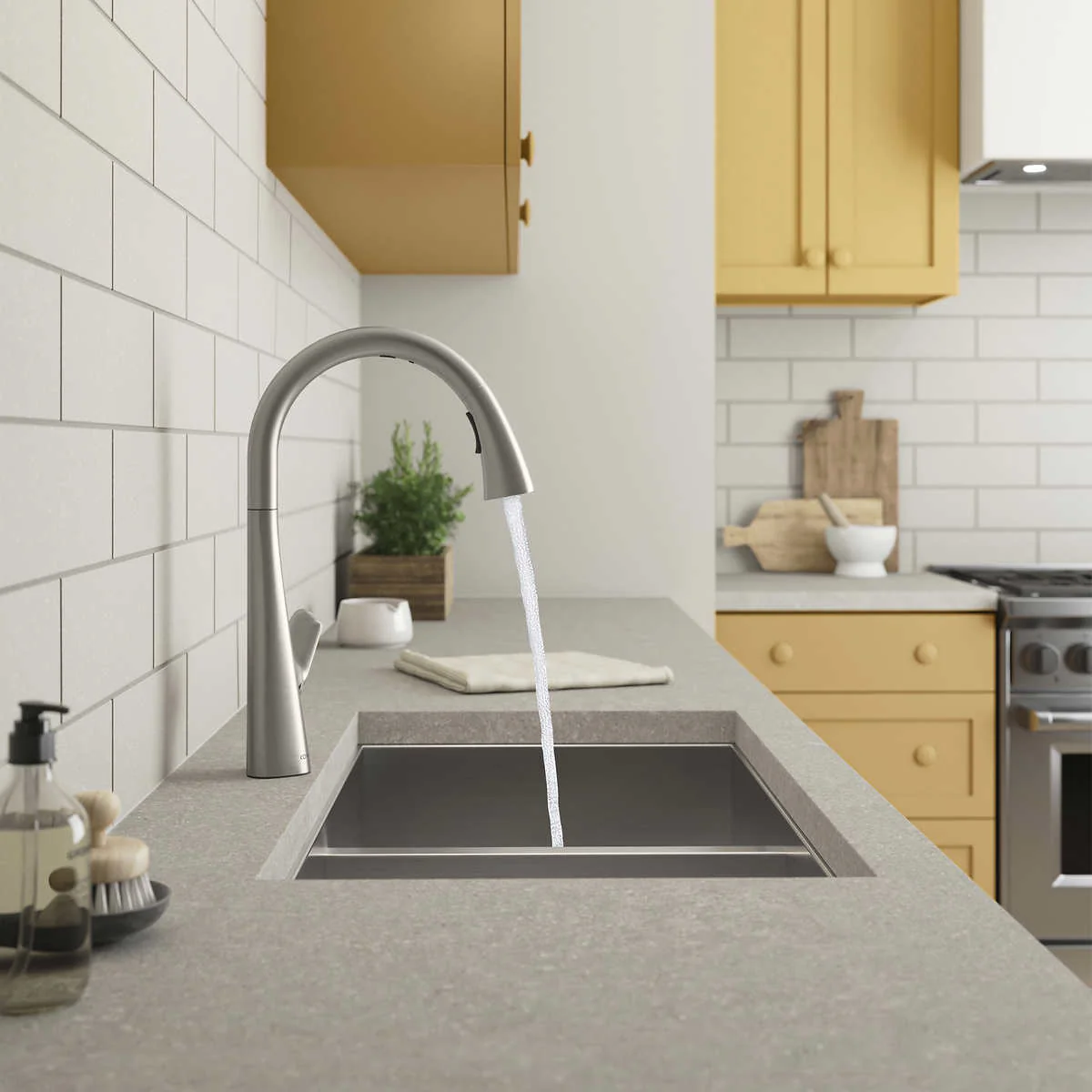 Kohler - Robinet de cuisine rétractable sans contact, Anessia - Image 3