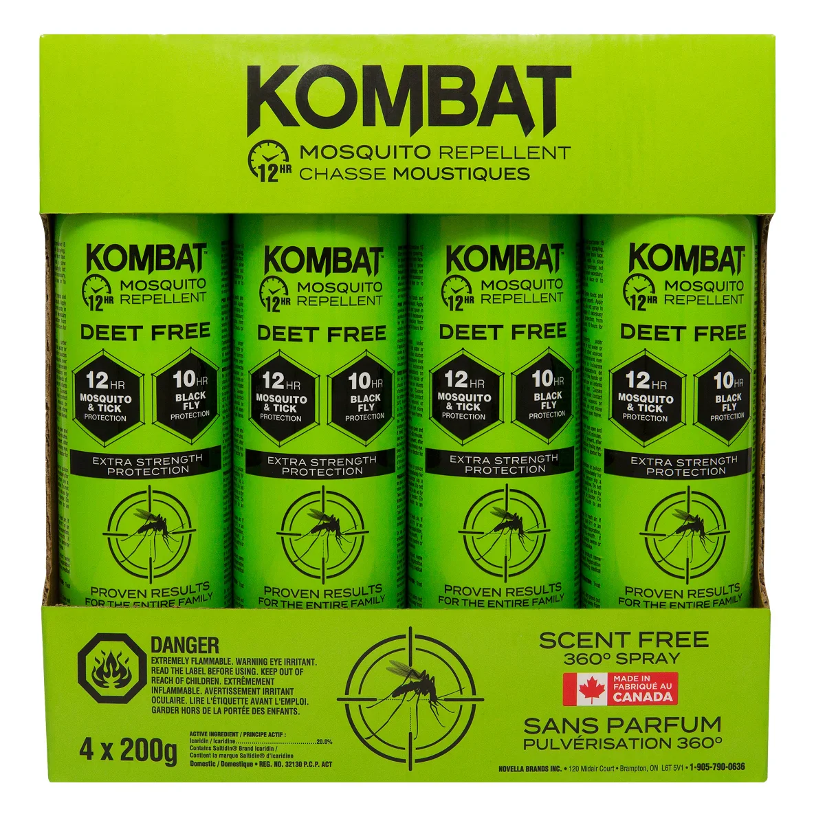 Kombat - Répulsif anti-moustiques et tiques