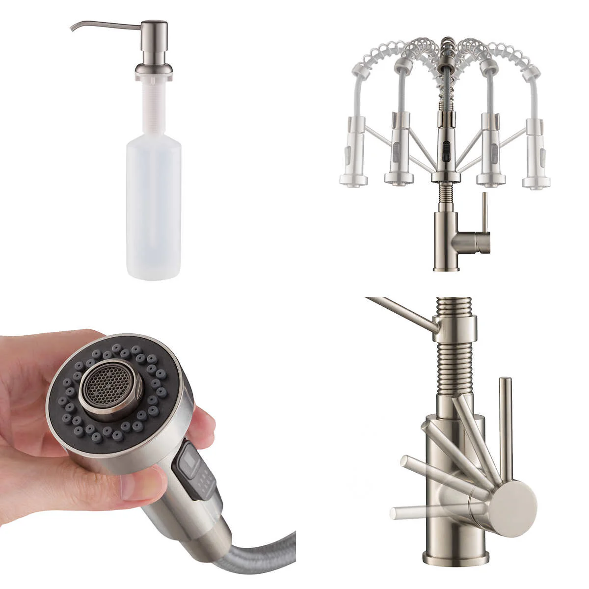 Kraus - Bolden robinet rétractable 18 po avec distributeur de savon - Image 4