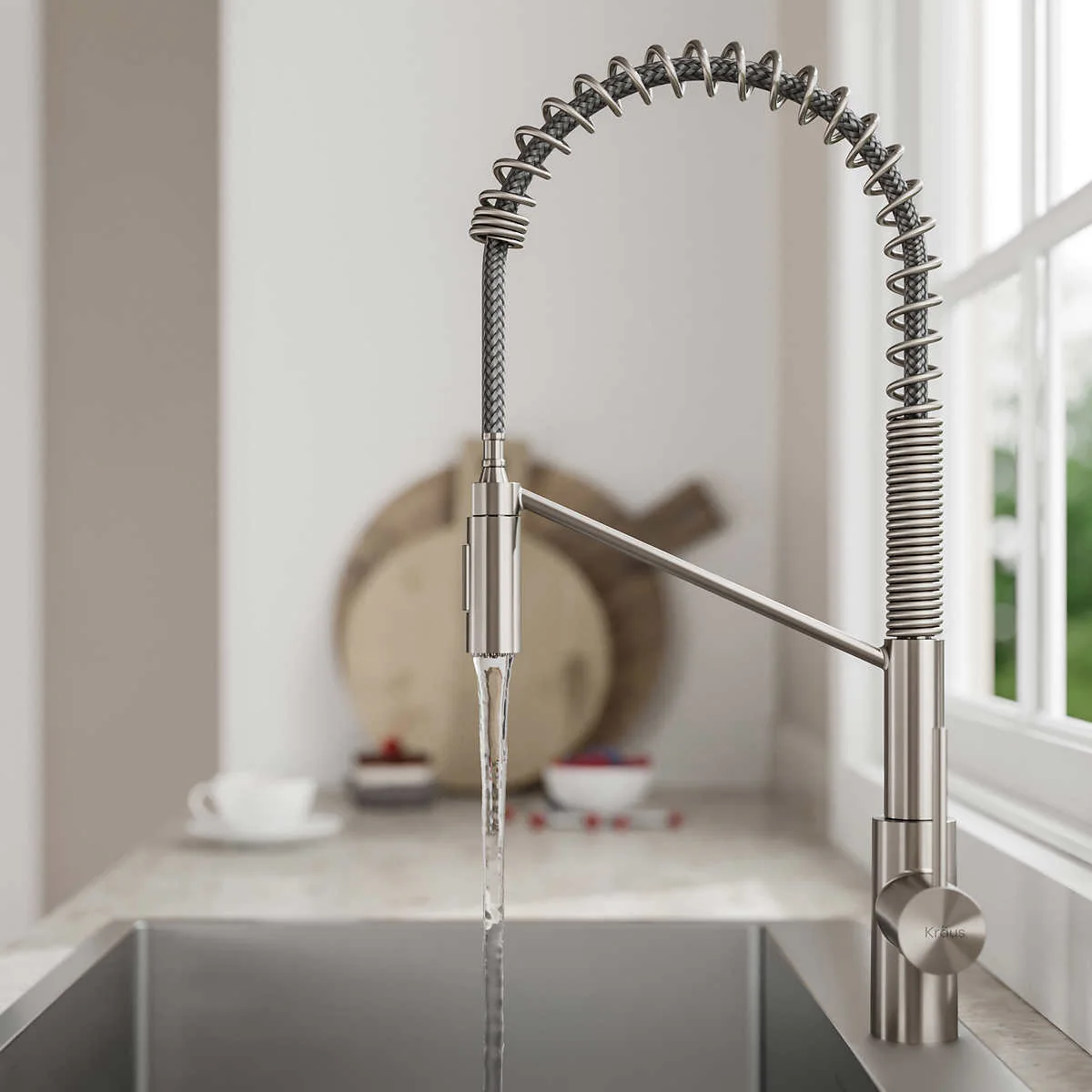 KRAUS - Évier à double montage de 33 po avec robinet et accessoires - Image 3