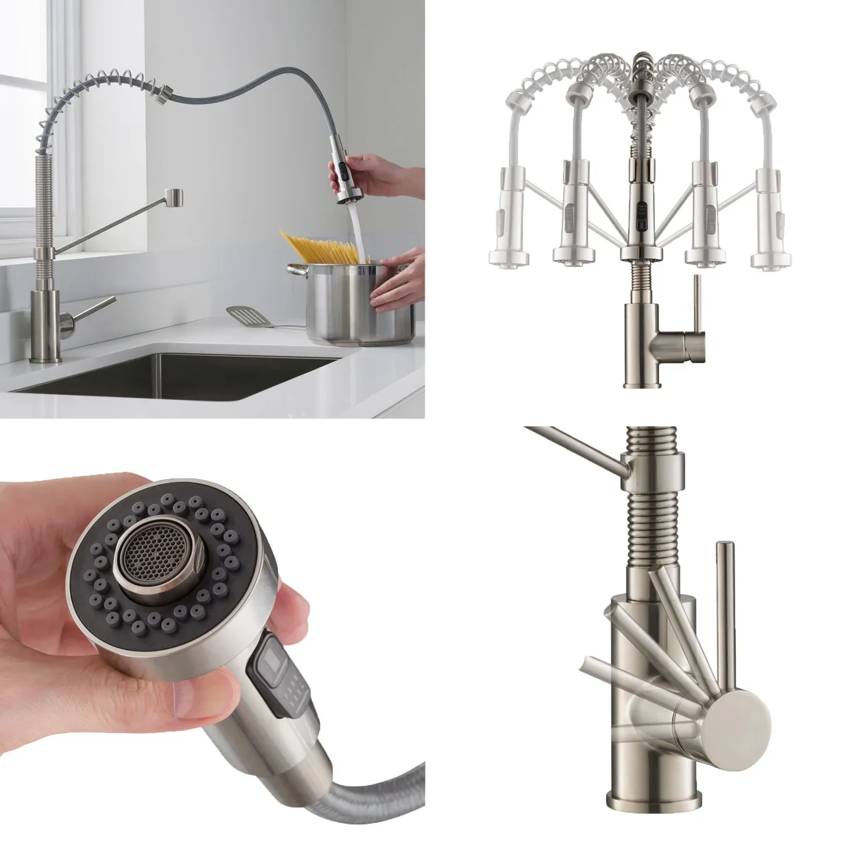 Kraus - Évier encastré de 30 po avec robinet et accessoires - Image 4