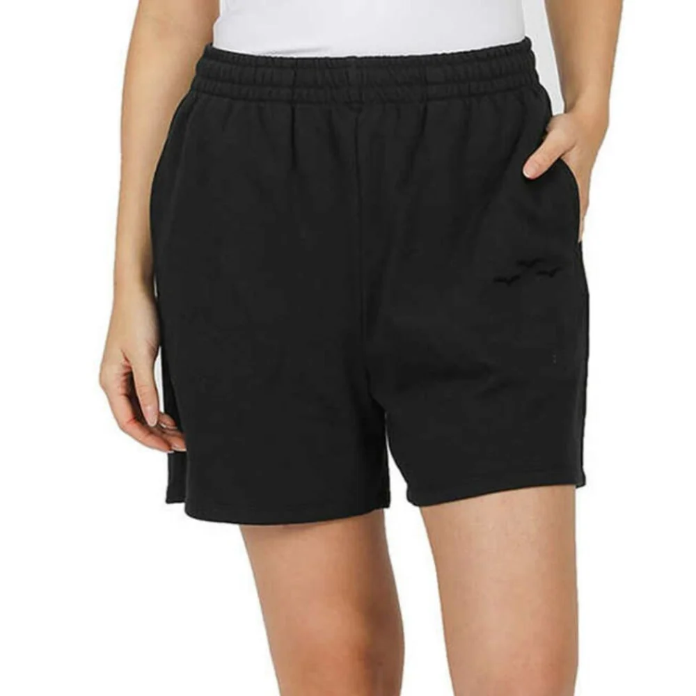 Lazypants - Pantalon court taille haute en coton doux