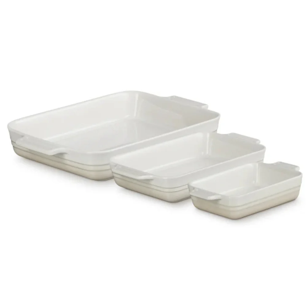 Le Creuset - Ensemble de 3 Plats Rectangulaires - Image 3