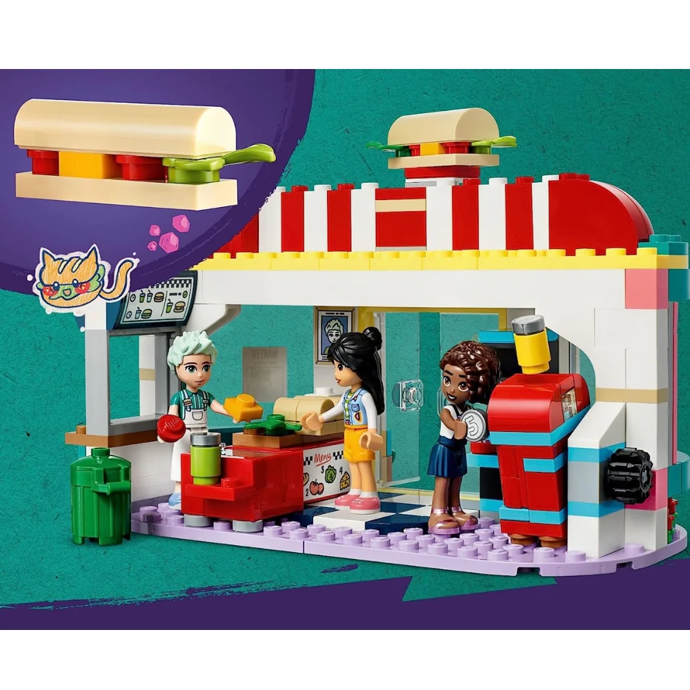 LEGO - Ensemble de jeu de simulation de restaurant avec nourriture - 41728 - Image 4