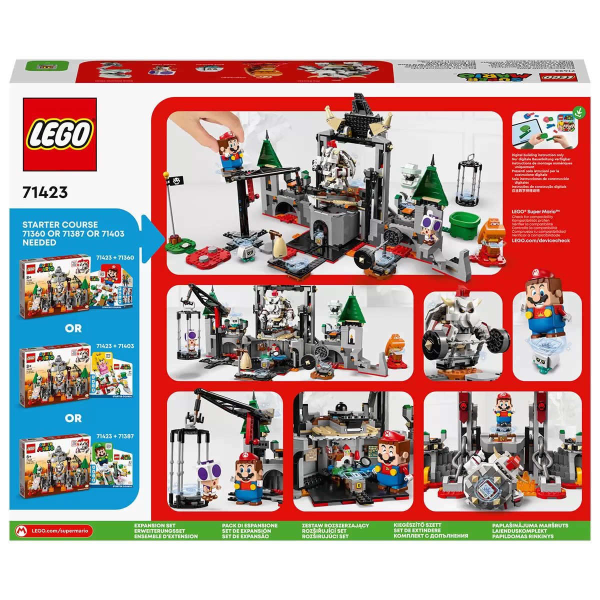 LEGO - Super Mario Dry Bowser Castle Battle Ensemble d'extension - 71423 - Image 7