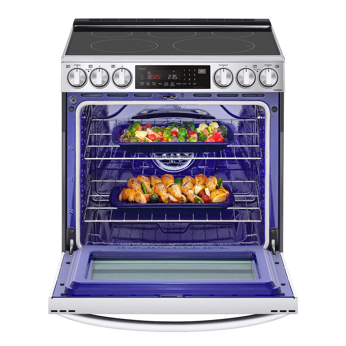 LG - Cuisinière 6,3 pi³ avec Smart Wi-Fi - AirFry - Image 3