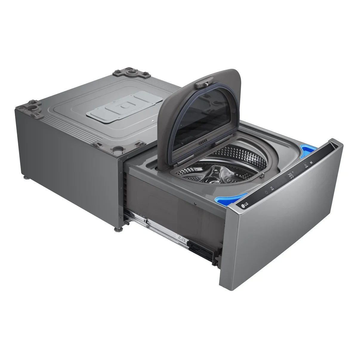LG - Laveuse sur socle SideKick en acier graphite de 27 po 1,0 pi³ - Image 6