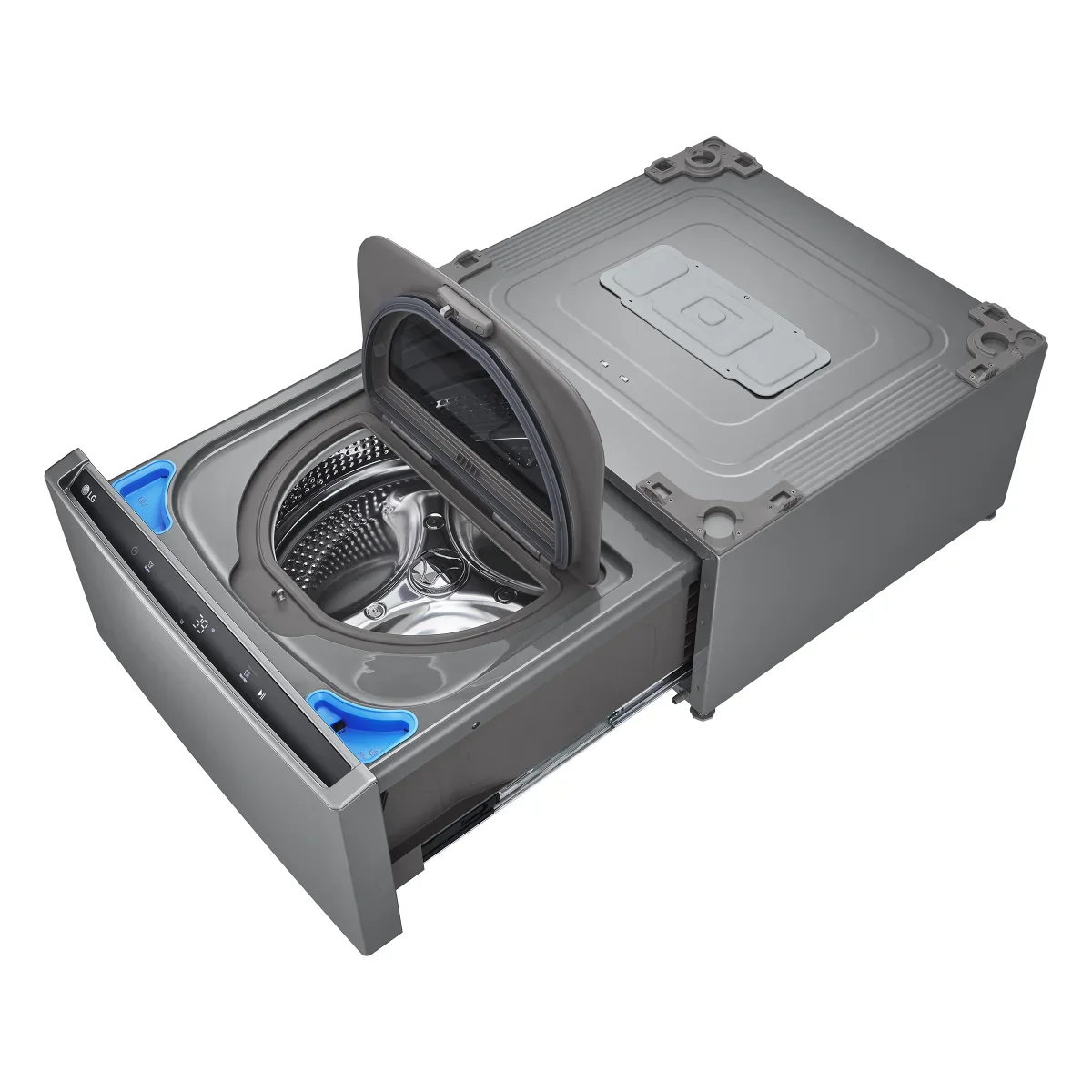 LG - Laveuse sur socle SideKick en acier graphite de 27 po 1,0 pi³ - Image 7