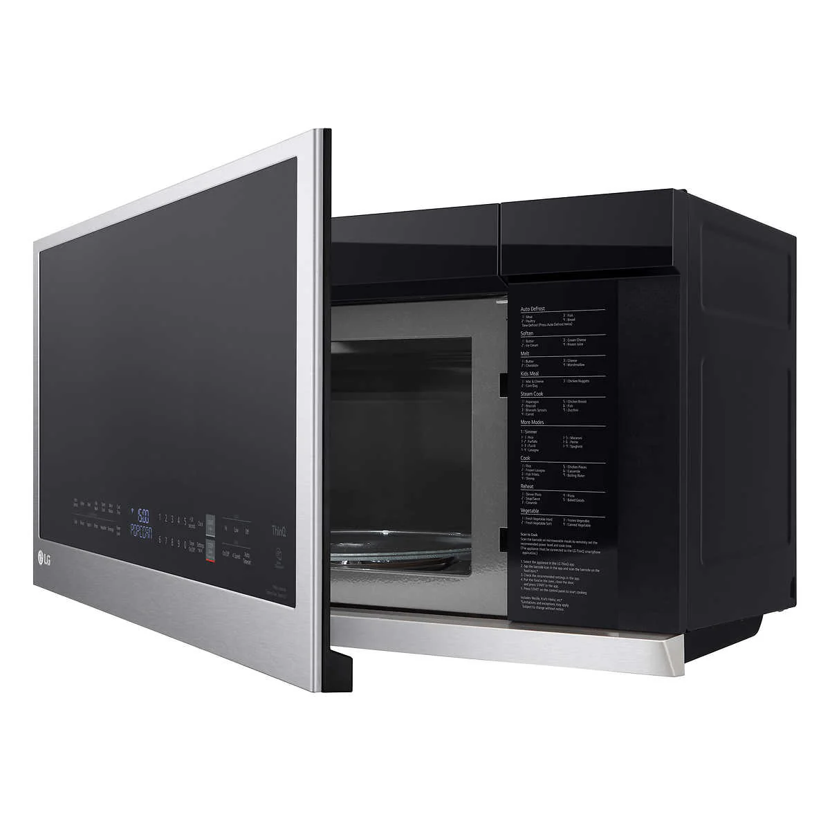 LG - Micro-ondes intelligent avec hotte intégrée de 2,1 pi³ - Image 5