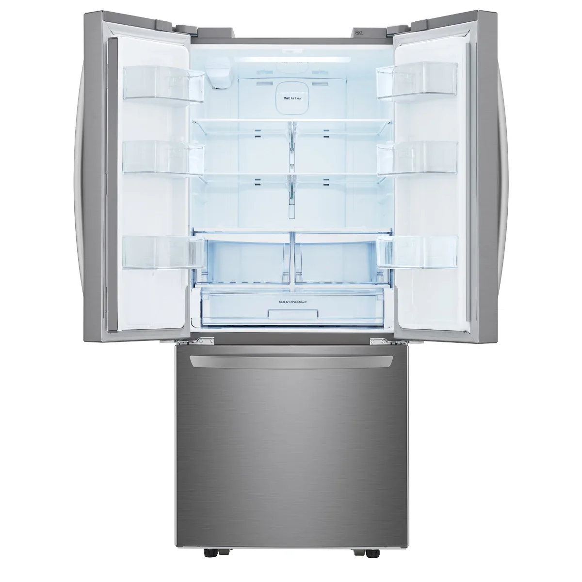 LG - Réfrigérateur 30 po. 22 pi³ à porte française en de 3,5 pi³ - Image 2