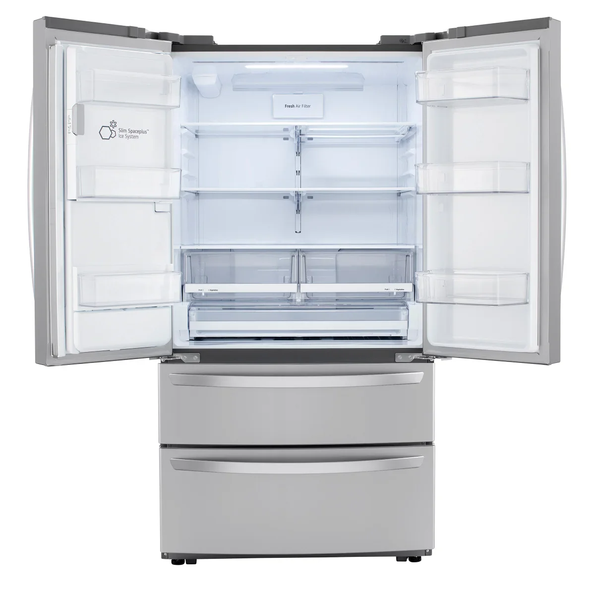 LG - Réfrigérateur 4 portes résistant aux taches de 36 po et 28 pi³ - Image 2