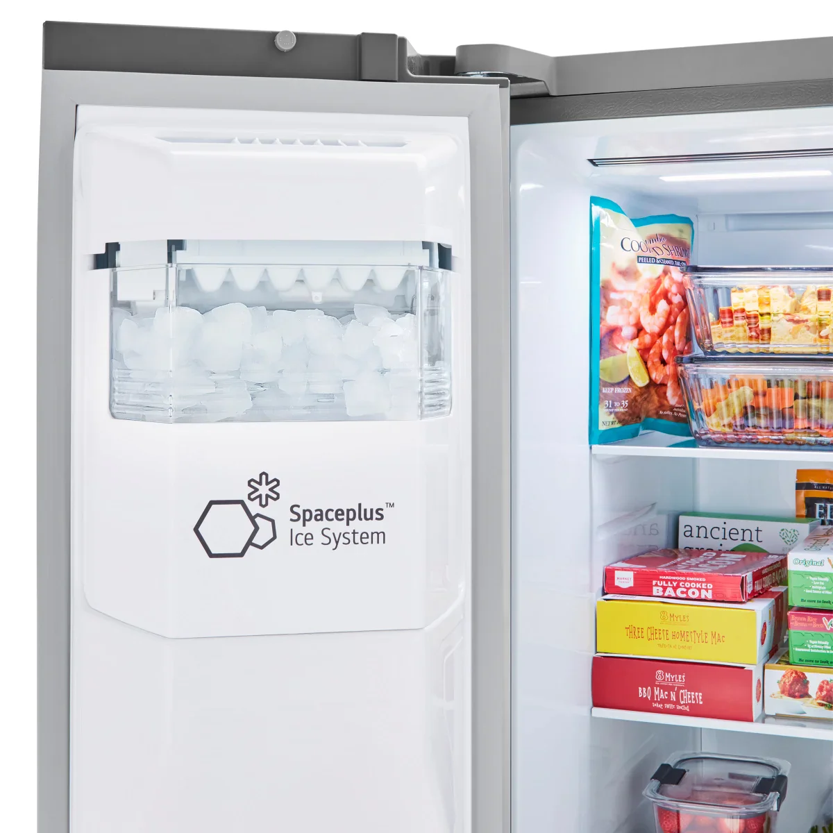 LG - Réfrigérateur côte à côte de 36 po et 27 pi³ avec distributeur Smooth Touch - Image 6